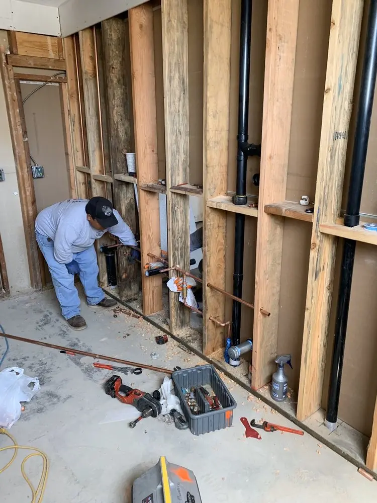Commercial rough-in plumbing for Water Heater Replacement in Higley Park